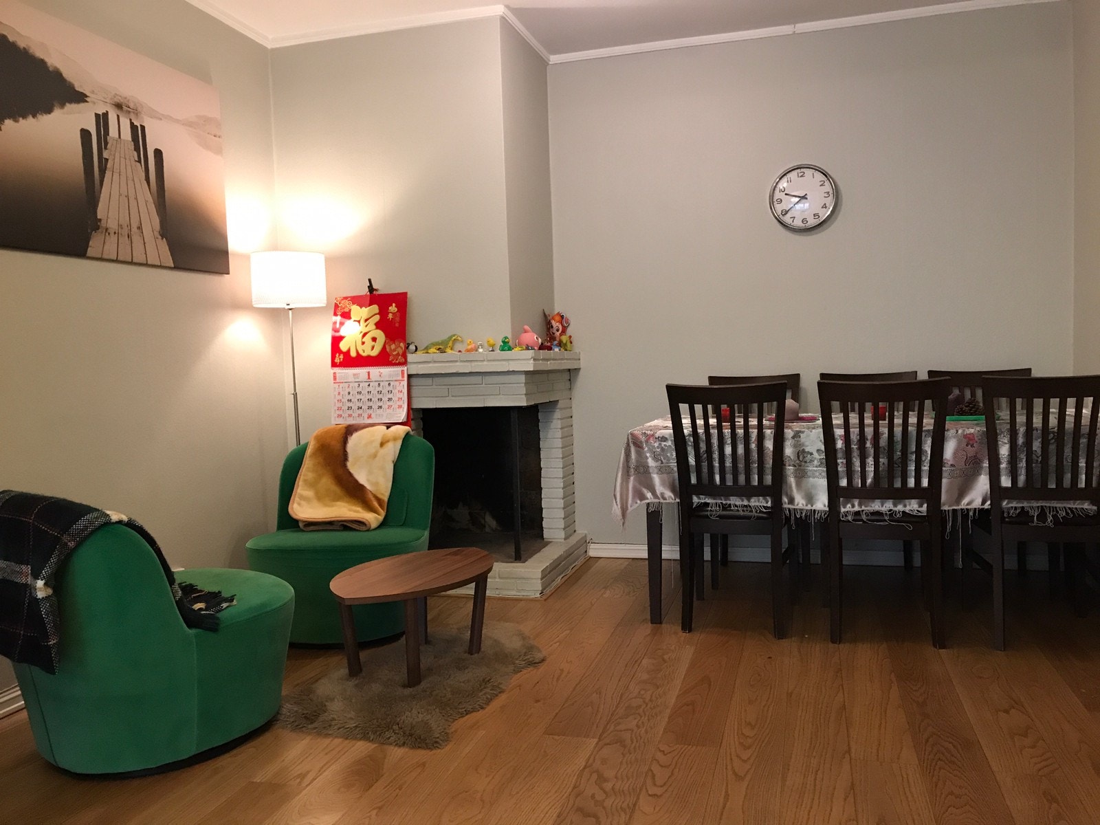 møblert stue Galleribilde