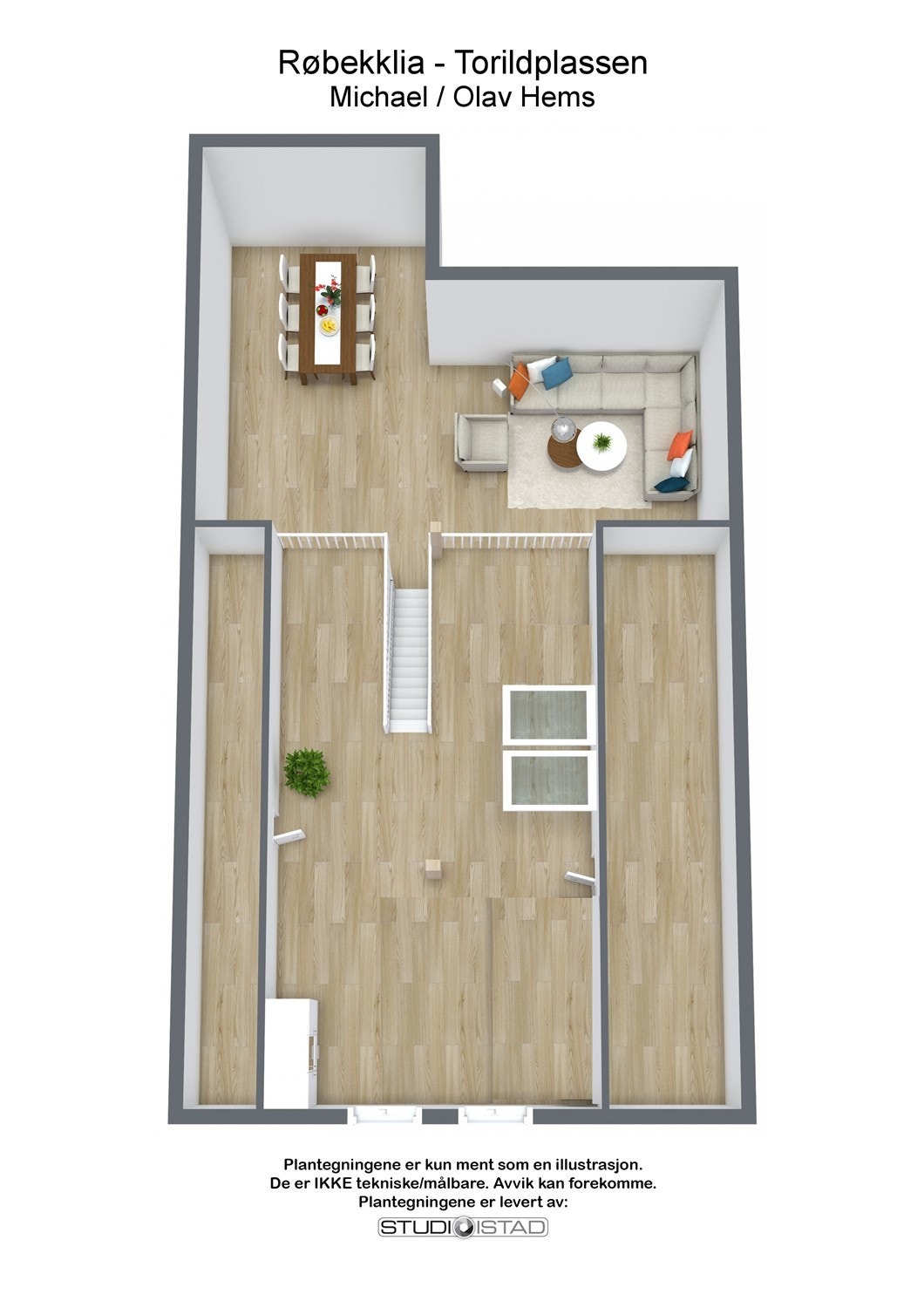 Plantegning hems Galleribilde