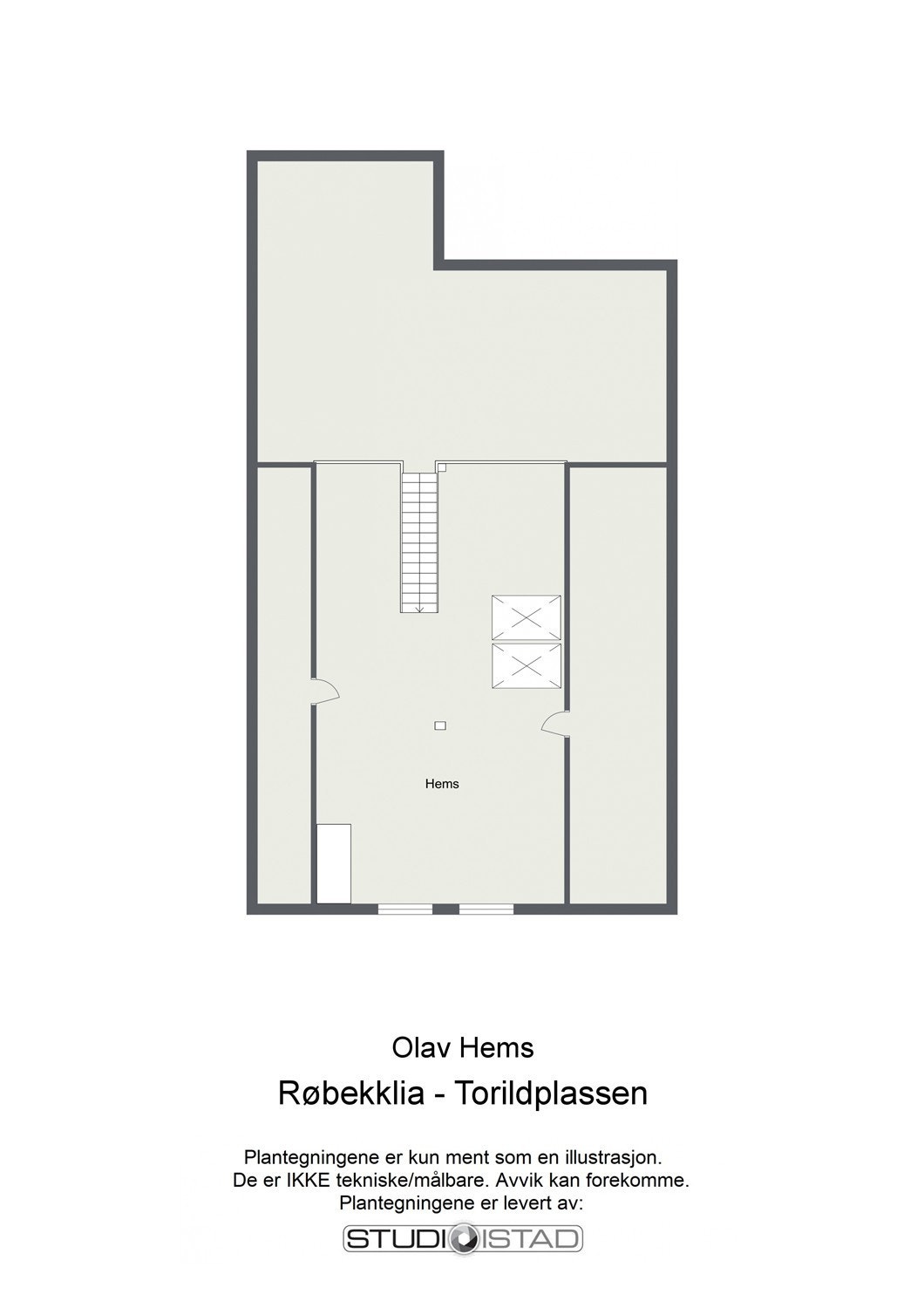 Plantegning hems Galleribilde