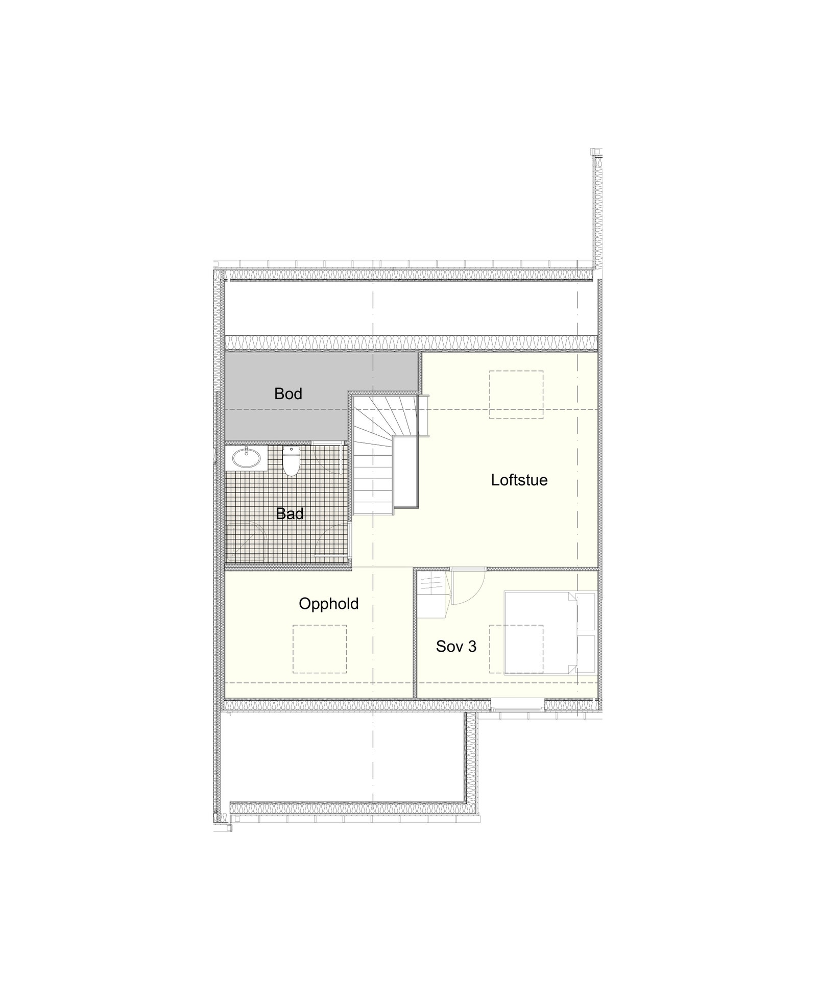 5 - roms leilighet loft Galleribilde