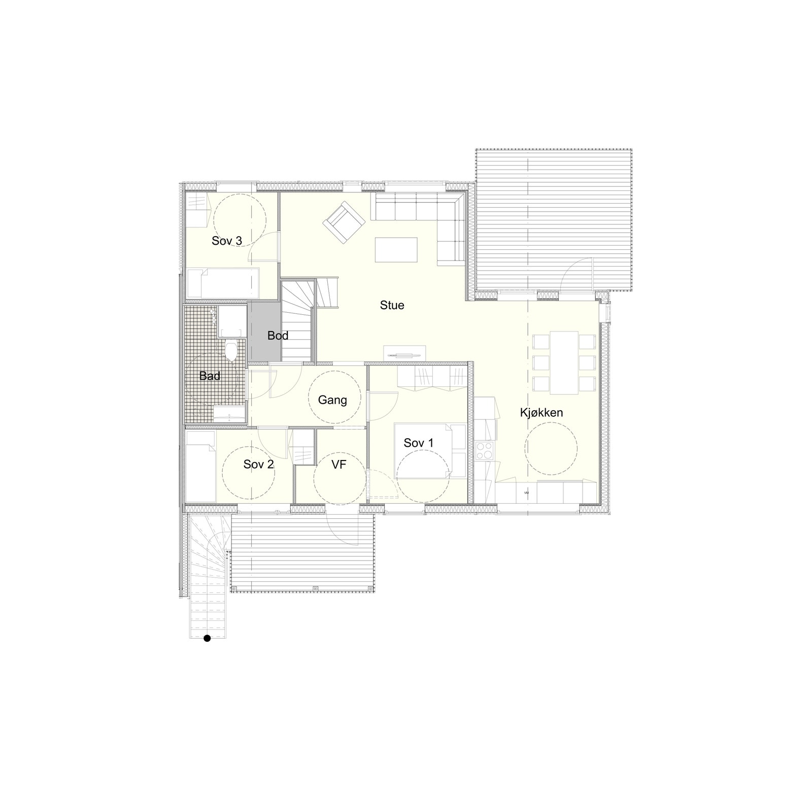 6 - roms leilighet Galleribilde