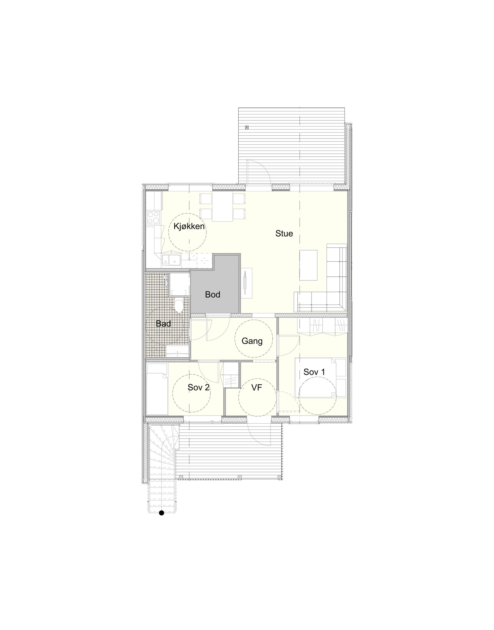 3 - roms leilighet Galleribilde