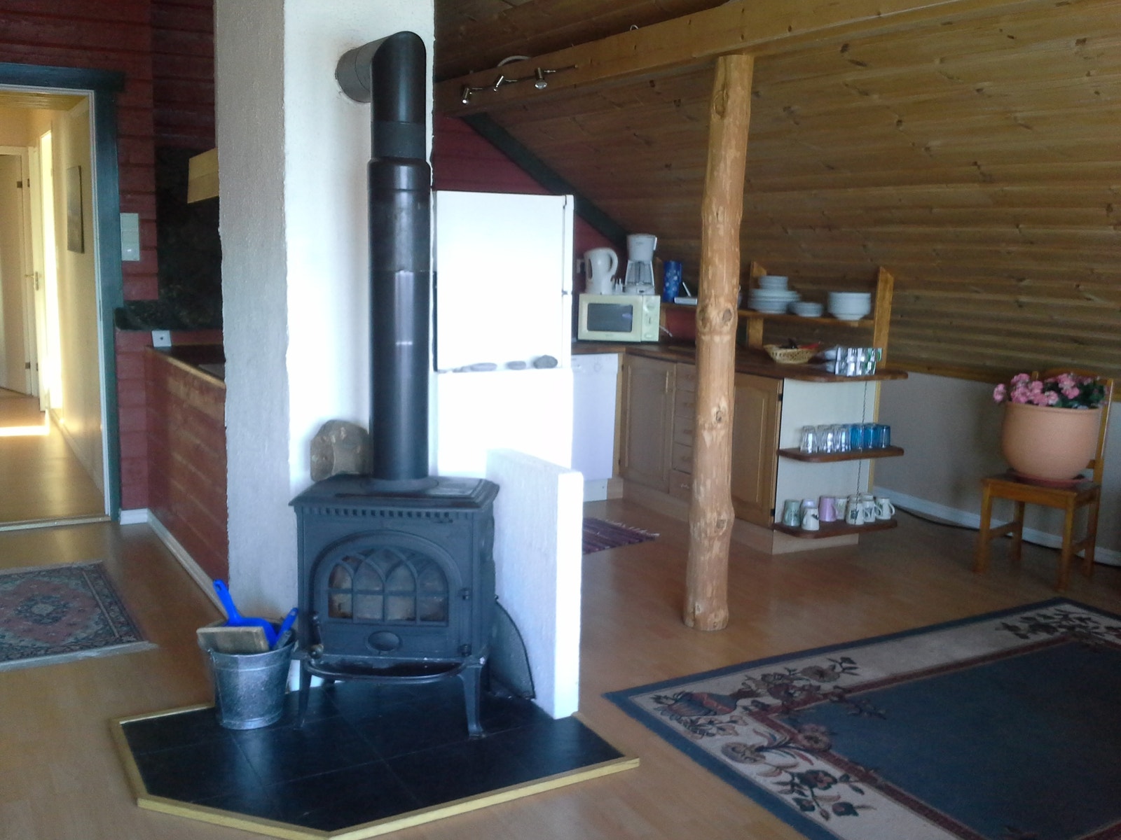 Mulighet for vedfyring Galleribilde