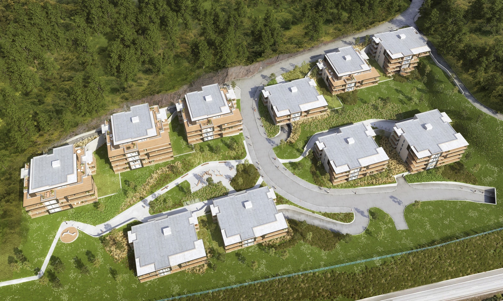 Oversiktsbilde sameiet Galleribilde