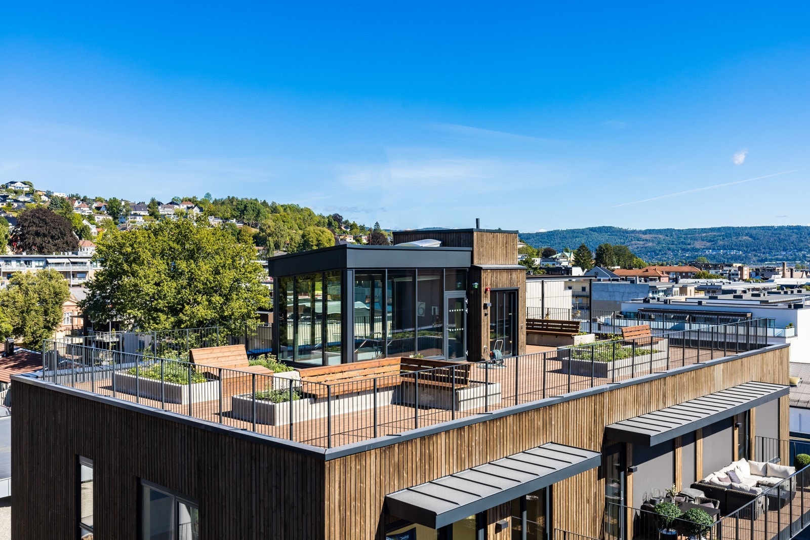 Felles takterrasse Galleribilde