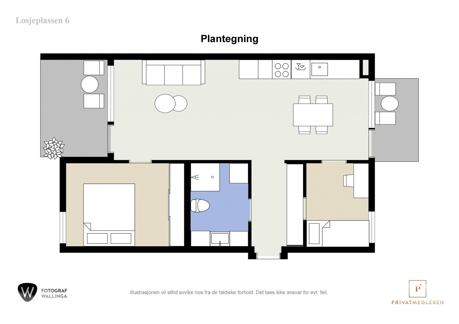 Plantegning Galleribilde