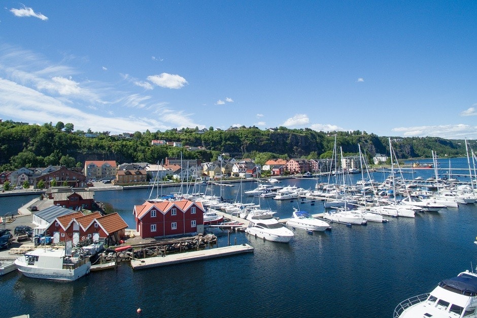 Kort avstand til båthavna Galleribilde