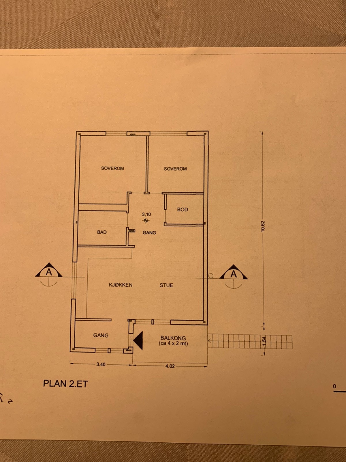 Plantegning Galleribilde