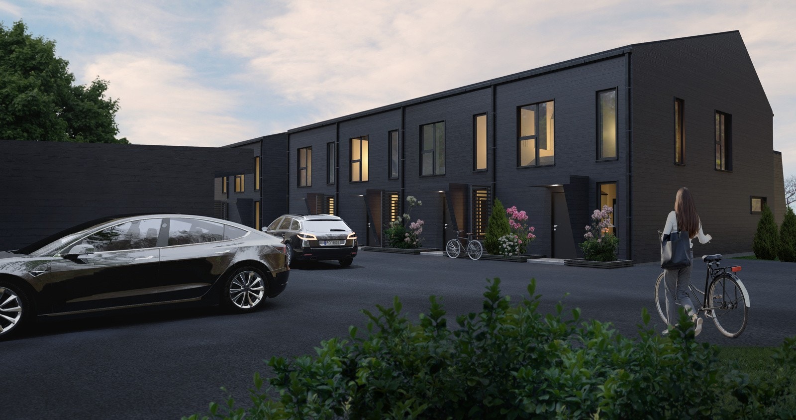 Nye og moderne rekkehus Galleribilde