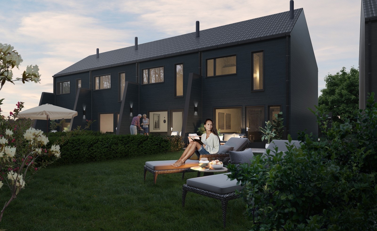 Enhetene for sin tilhørende hage Galleribilde