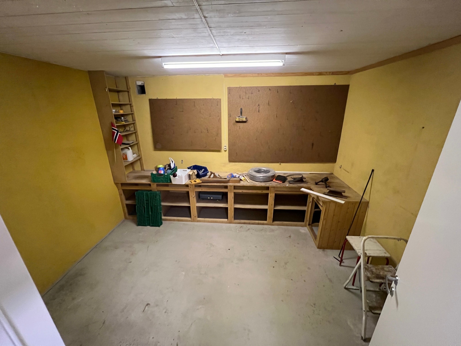 Denne boden er tilgjengelig for oppbevaring. Galleribilde
