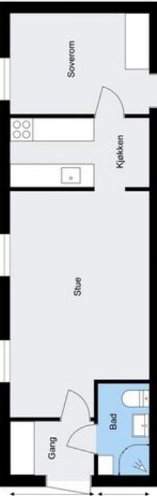 Plantegning Galleribilde