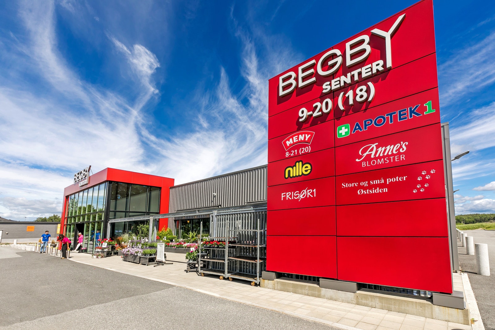 Begby senter ligger like i nærheten Galleribilde