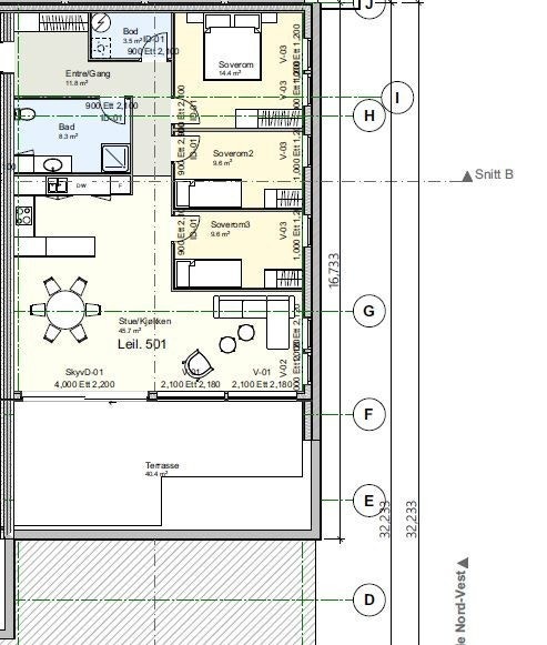 Plantegning L501 Galleribilde