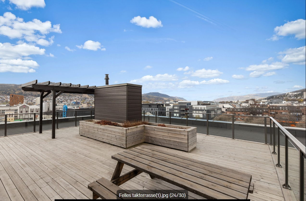 Felles takterrasse Galleribilde