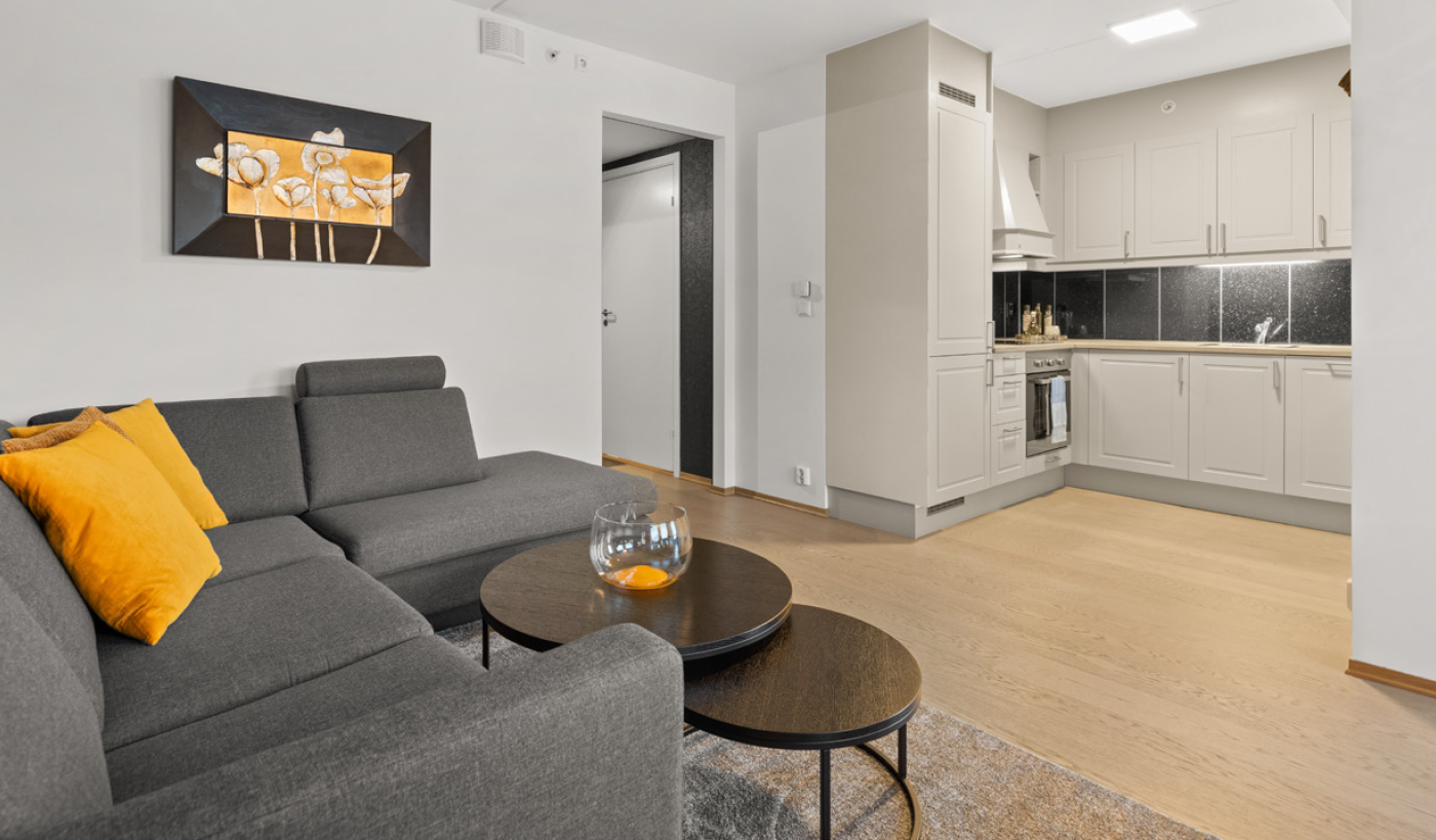 Stue og kjøkken Galleribilde