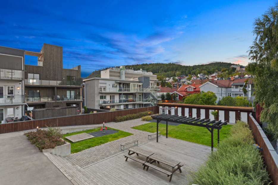 Felles atriumhage Galleribilde