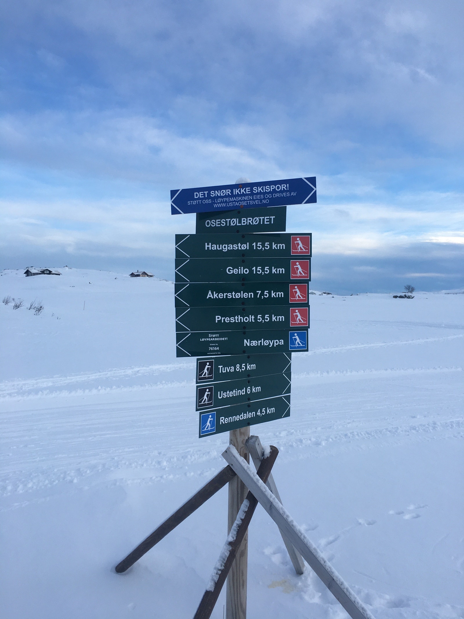 Skiløyper på Ustaoset Galleribilde