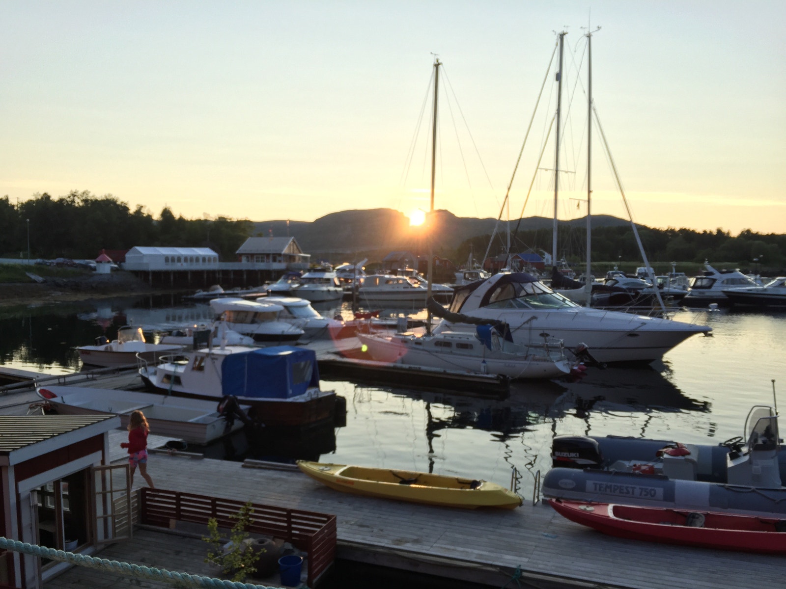 Utsikt fra balkongen Galleribilde