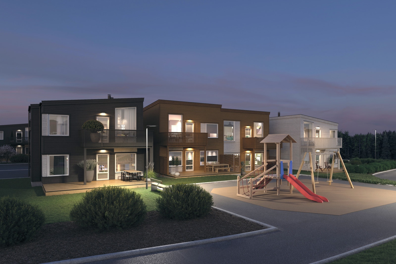 Illustrasjon hus 13 Galleribilde