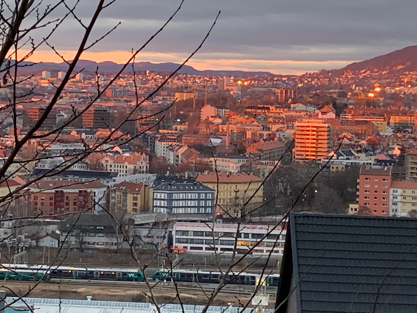 Utsikt fra stuevindu nr. 2 Galleribilde
