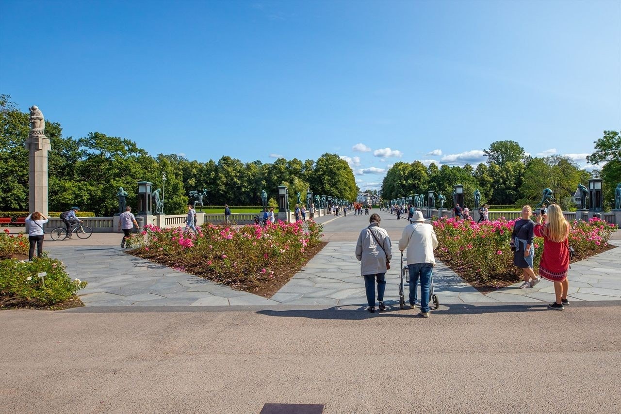 Frognerparken- nydelig alle årstider Galleribilde