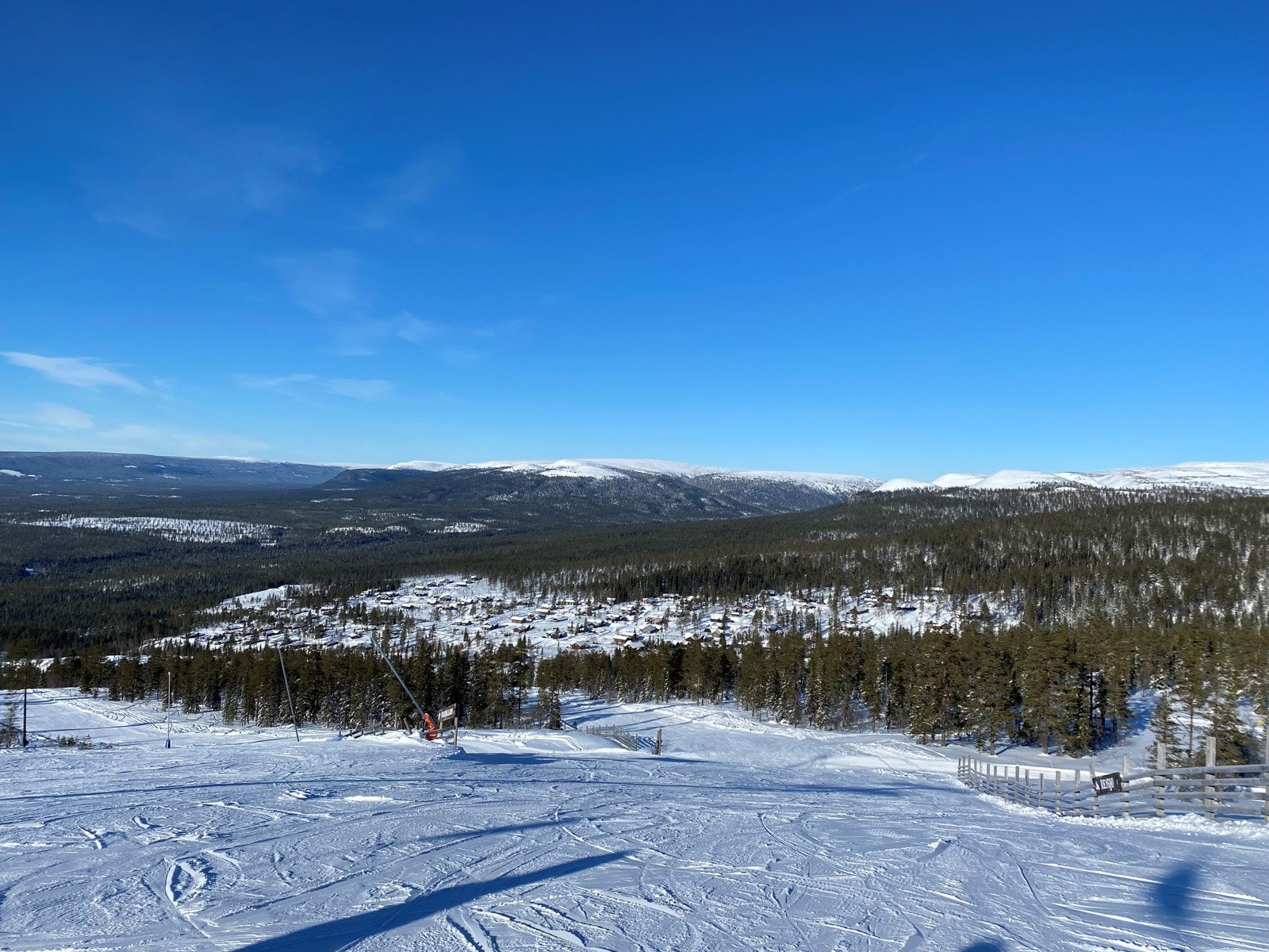 Fulufjellet - utsikt fra bakken. Bilde tatt av eier. Galleribilde