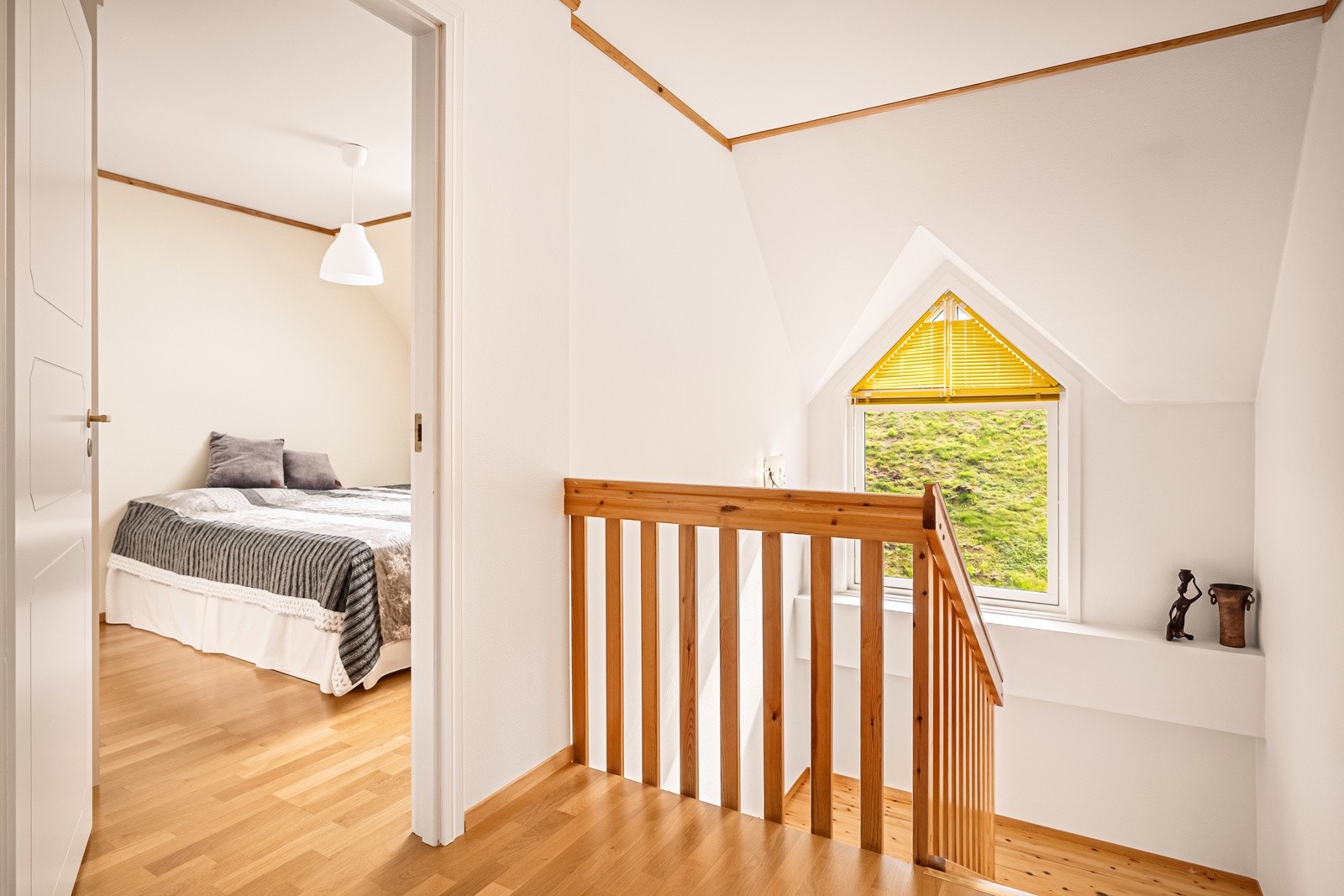 I denne etasjen finner man leilighetens tre soverom bad, vaskerom og innvendig bod. Galleribilde