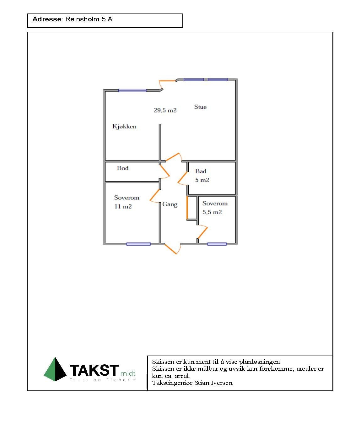 Planskisse. Galleribilde