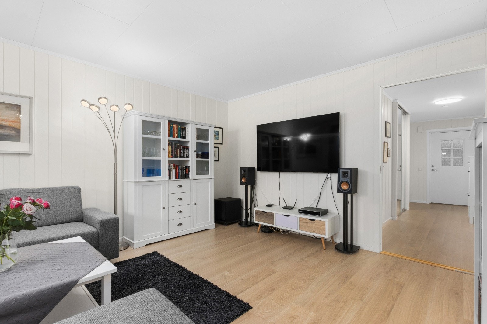 Leiligheten har en planløsning som gir flere møbleringsmuligheter. Galleribilde