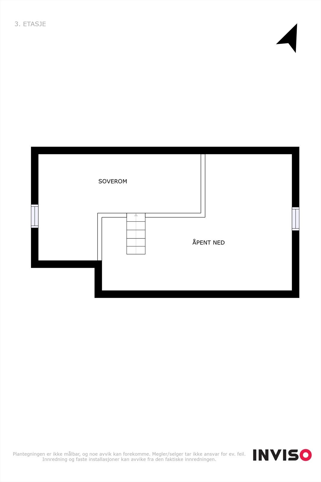Plantegning hems fritidsbolig. Galleribilde