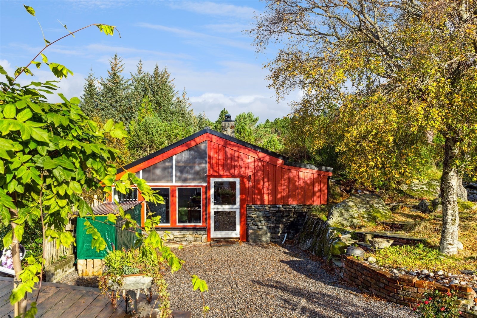 Bakeriet ble opprinnelig oppført og godkjent som et drivhus i 2007/2008. Ble ombygget til bakeri i 2015/2016. Endringen er ikke byggemeldt. Galleribilde