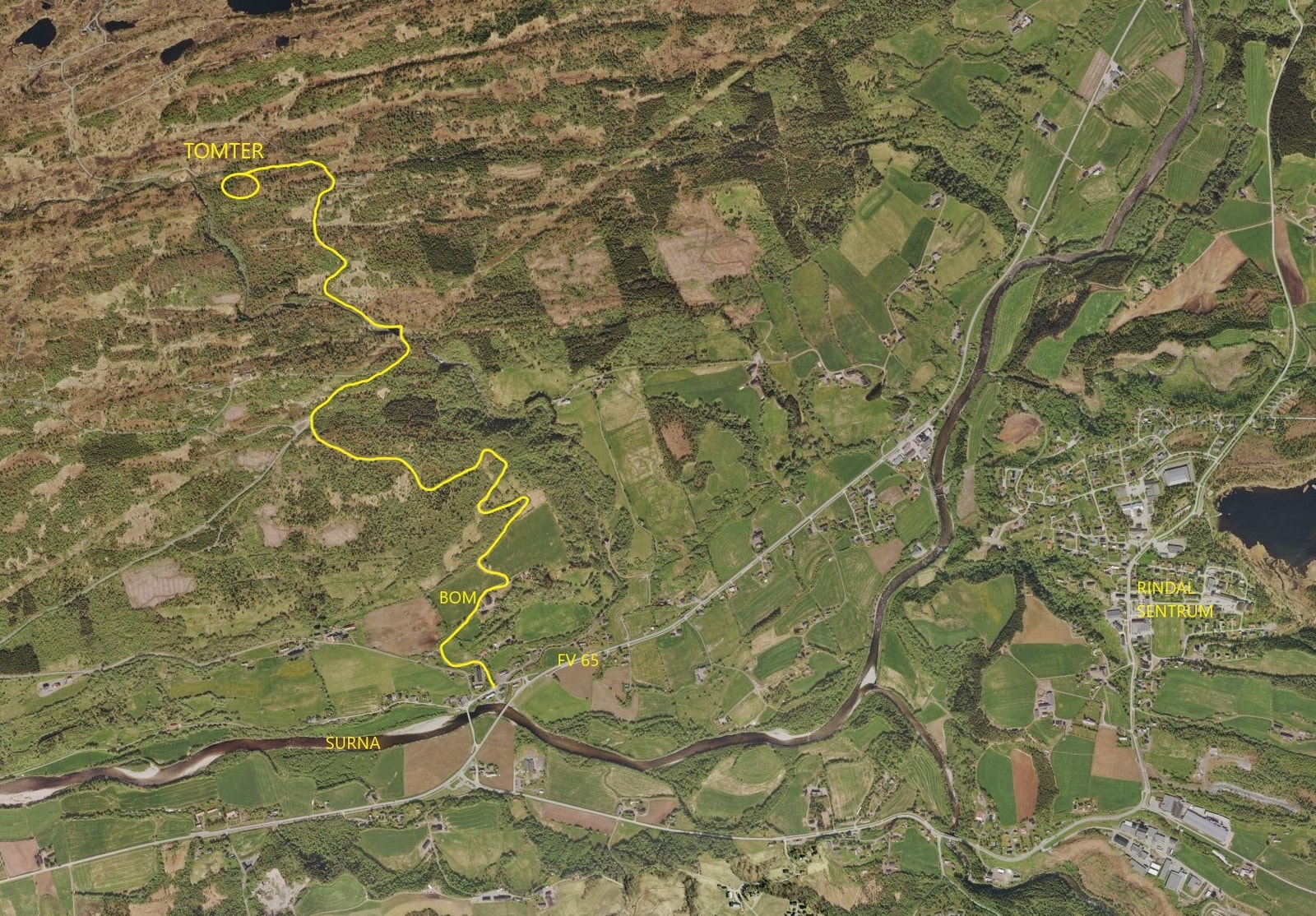 Oversiktskart Galleribilde