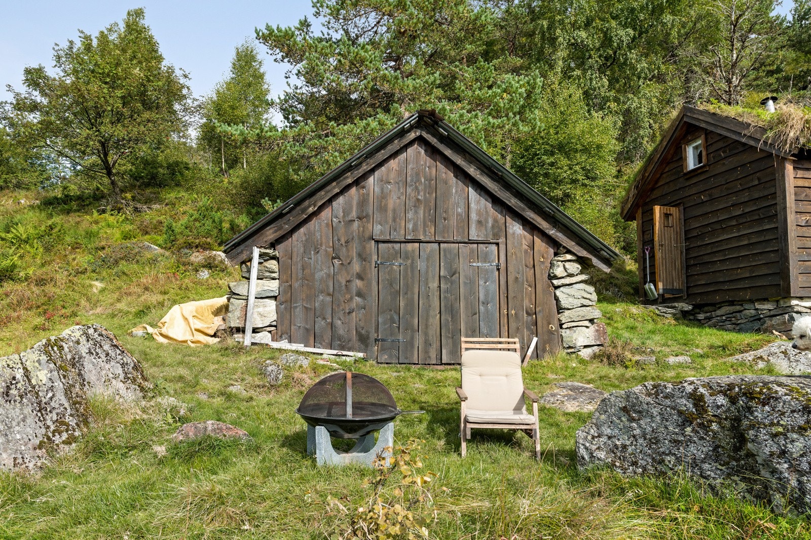 Uthus, med utedo og utestue Galleribilde