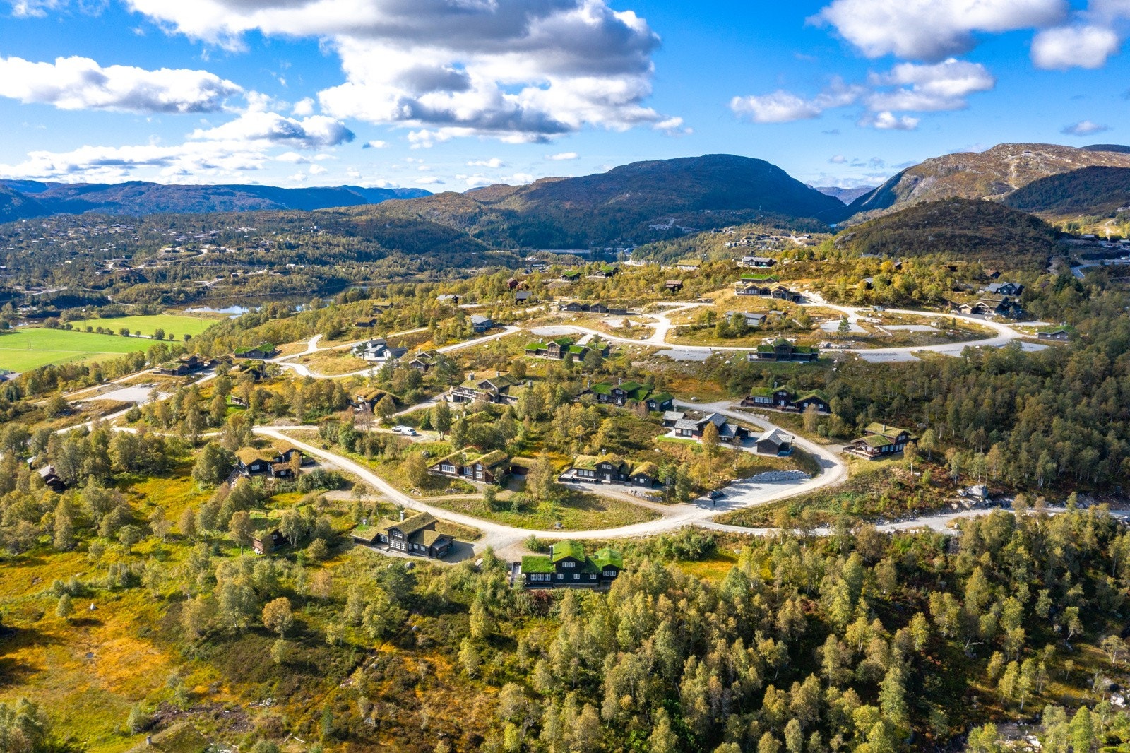 Dronefoto Galleribilde
