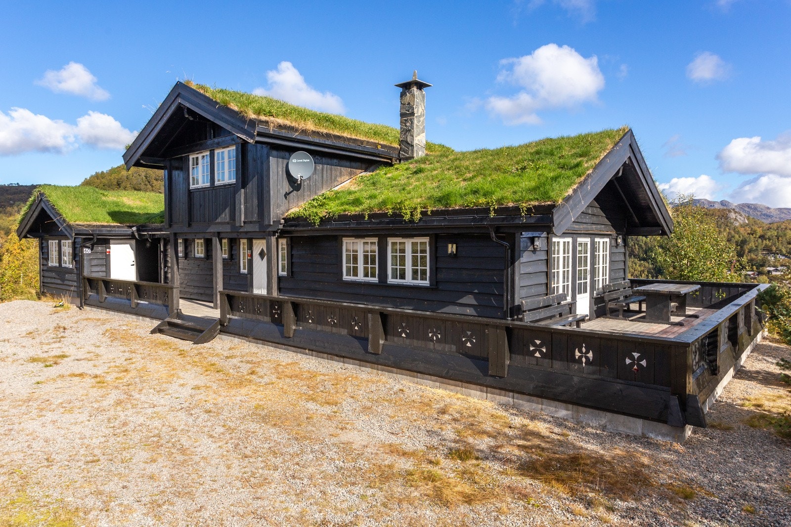 Fasade og terrasser Galleribilde