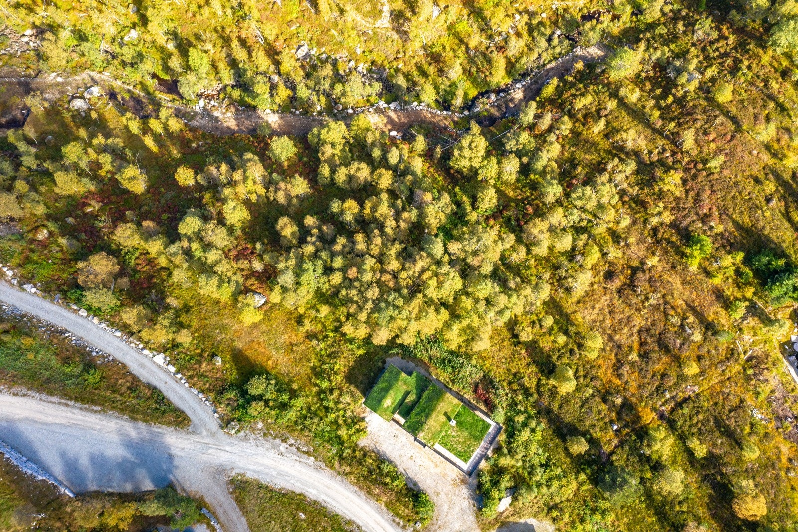 Dronefoto Galleribilde