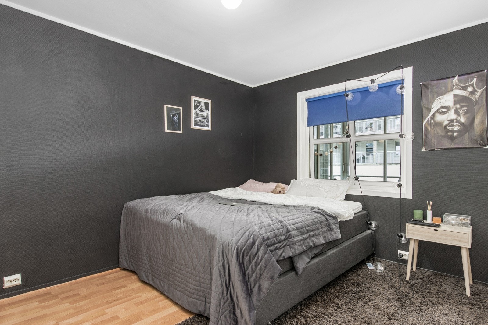 Leiligheten inneholder 2 soverom på hhv. 11 og 7 kvm. Galleribilde