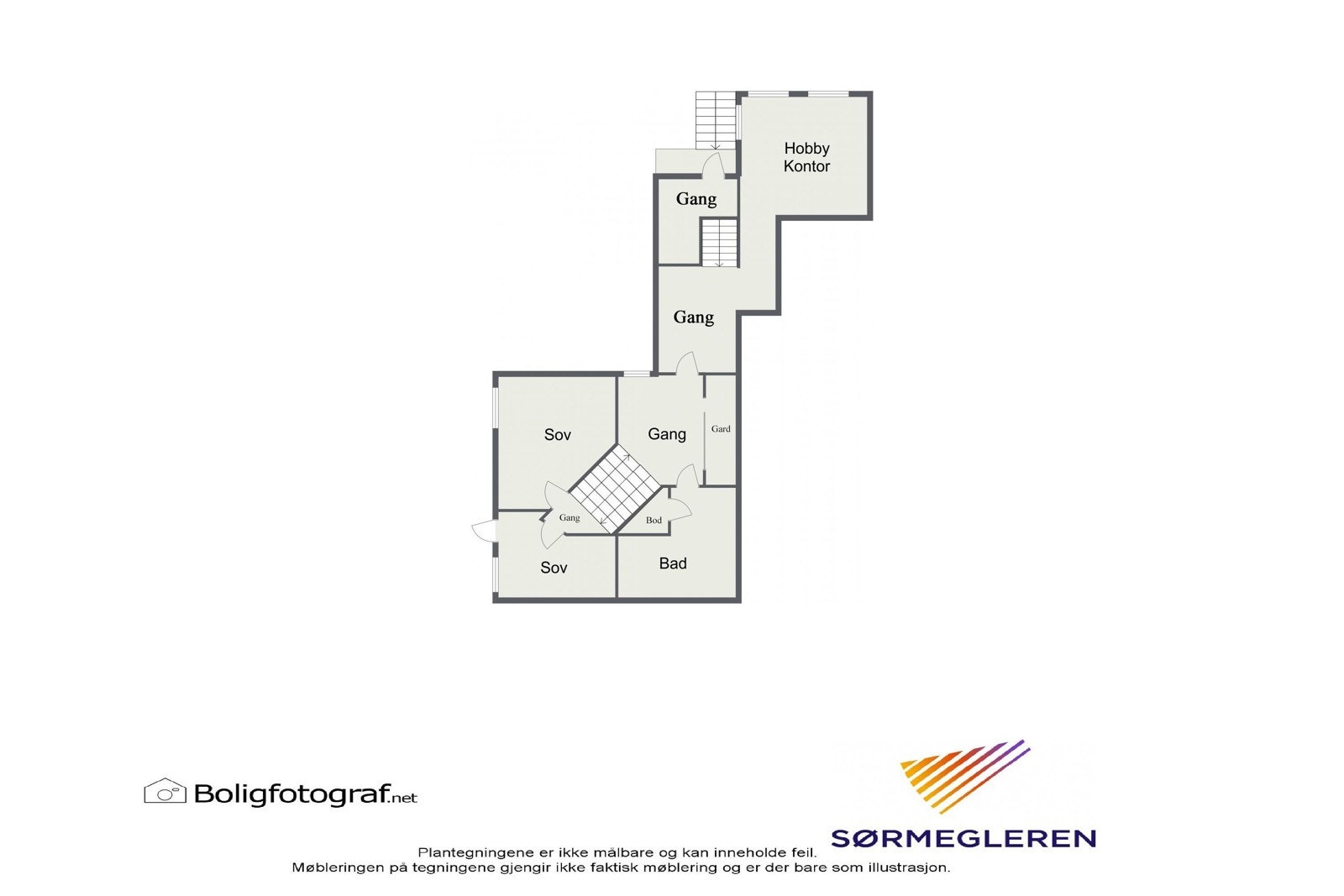 Plantegning 1/2 etg. Galleribilde