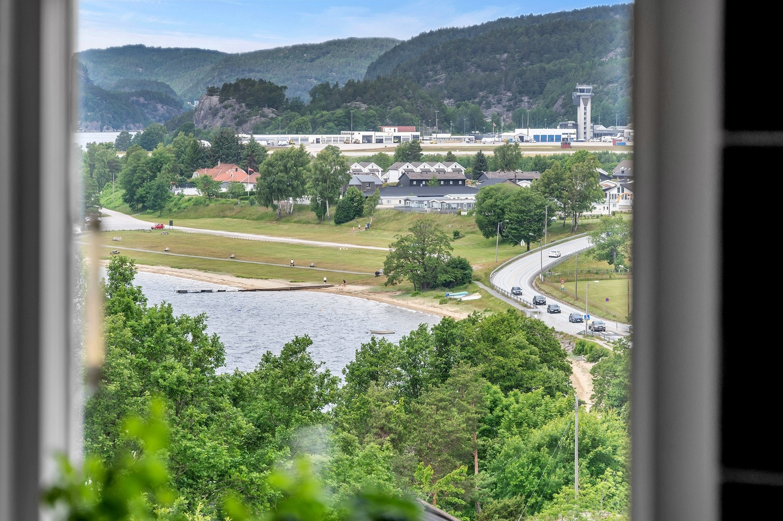 Utsyn fra kjøkkenvindu Galleribilde