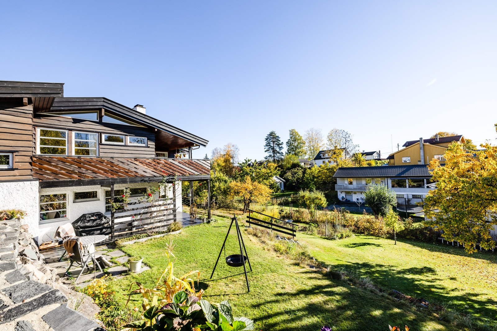Arkitekttegnet hus med mange muligheter, fleksibelt og vakkert Galleribilde