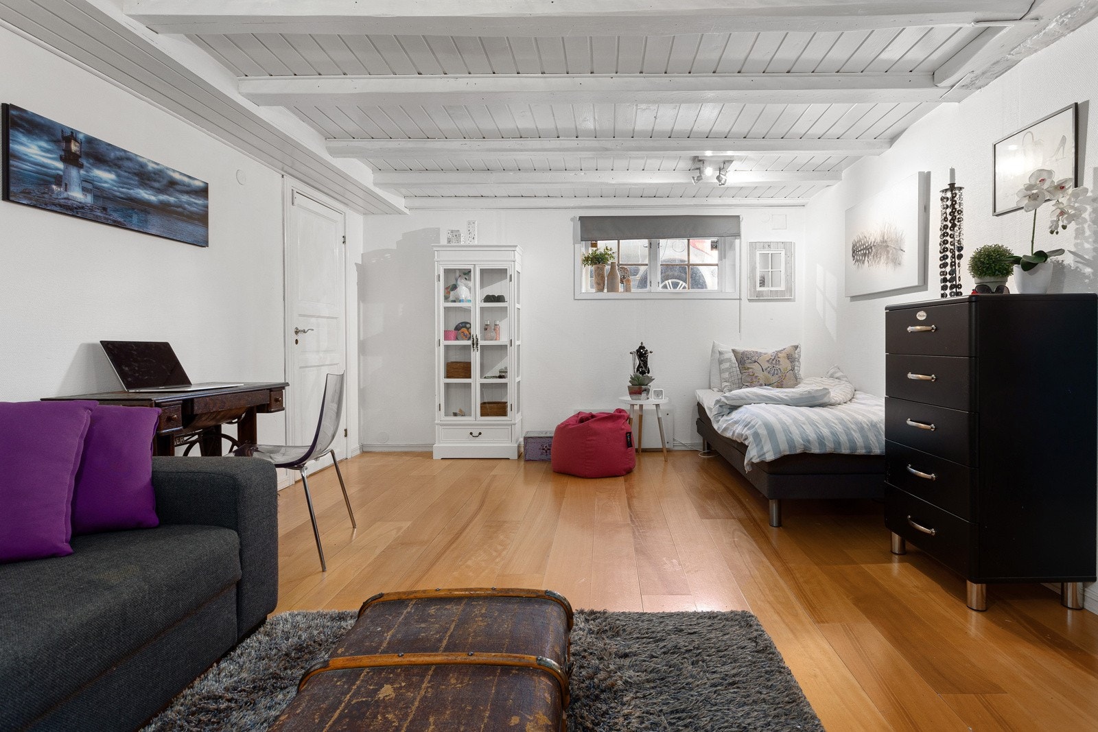 Rommet har varmekabler i gulvet. Galleribilde