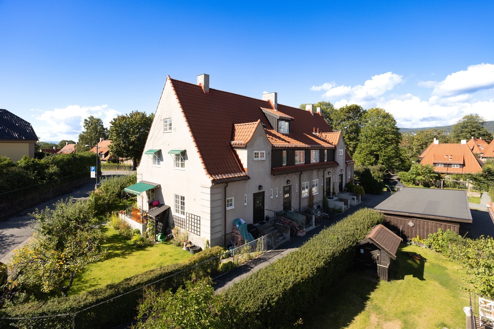 I Ullevål Hageby kan barna løpe fritt mellom de koselige gatene og de rolige internveiene. Galleribilde