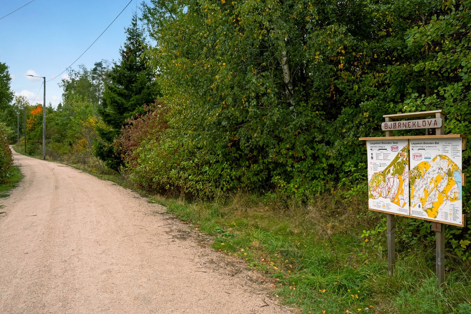 Lysløypa går rett utenfor Galleribilde