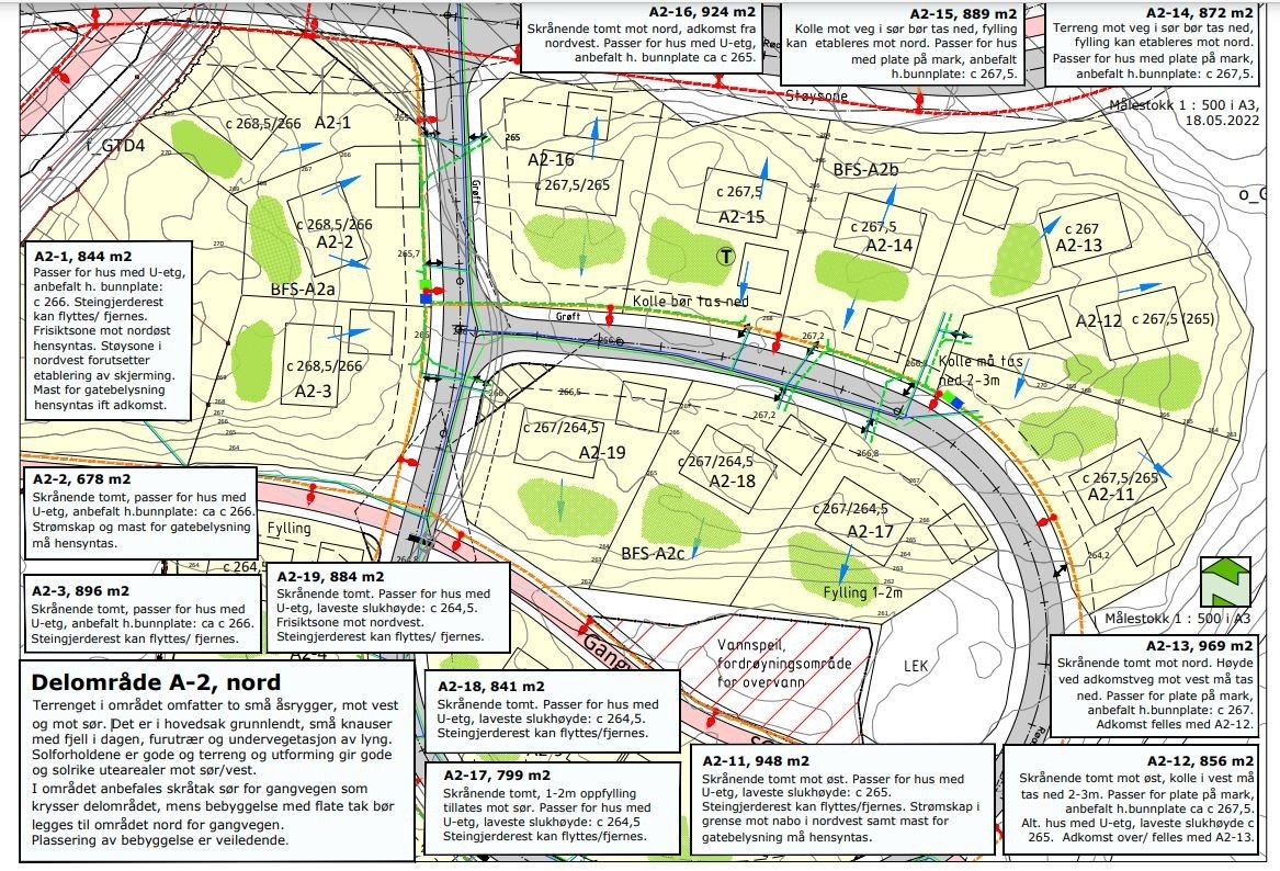 Tomtevalgskart A2 nord Galleribilde