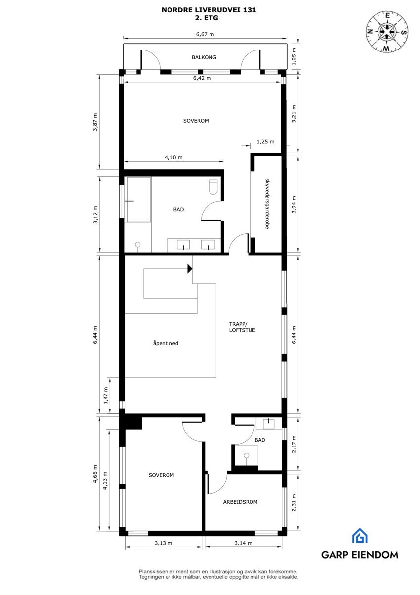 2. etasje Galleribilde