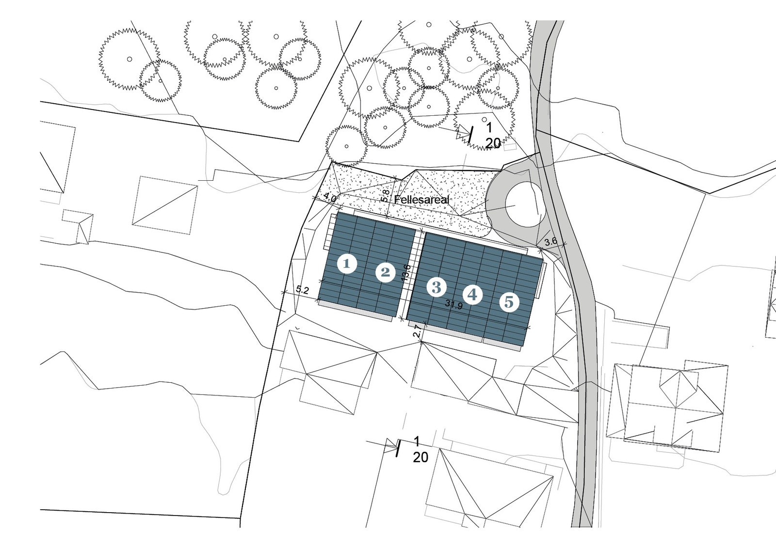 Situasjonsplan Galleribilde