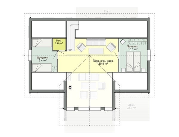 Romløsning hems. Galleribilde