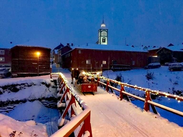 Det kjøres med hest og slede hver vinter på Røros. Galleribilde