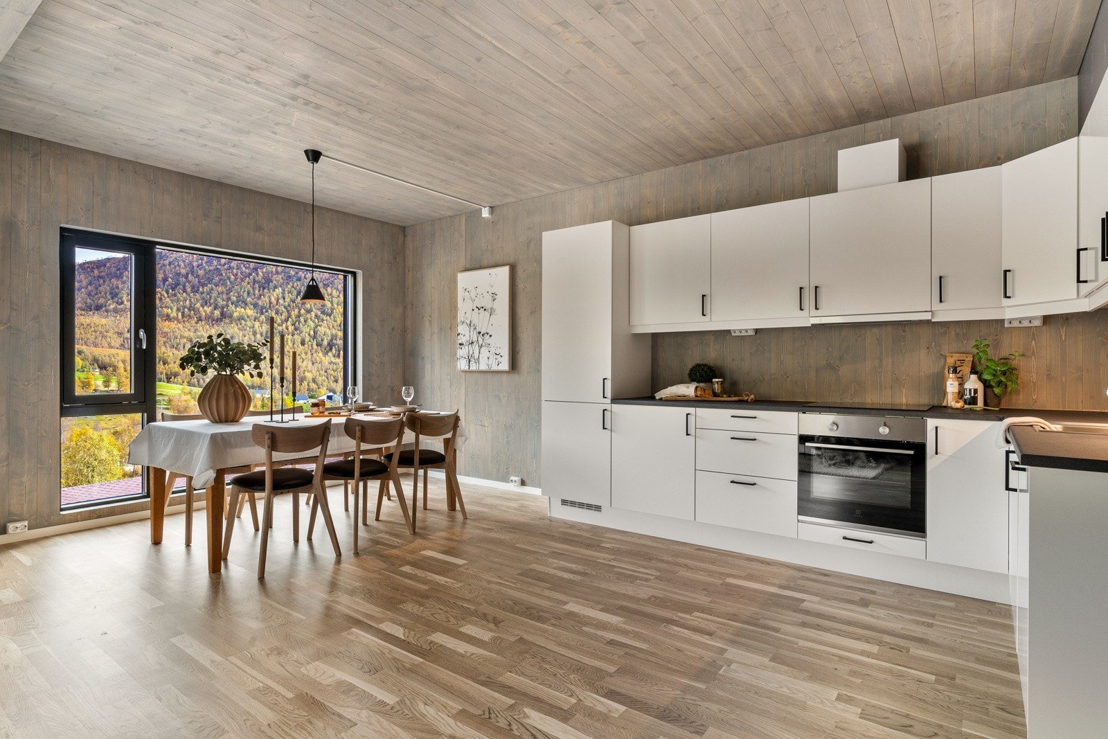 Åpen løsning til kjøkken Galleribilde